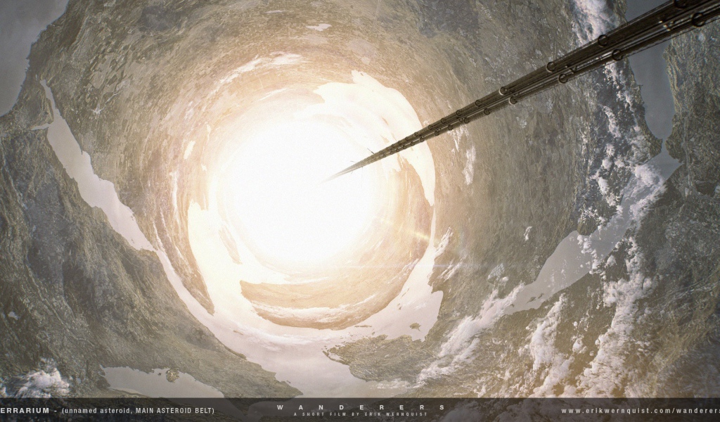 Бурение астероида, фильм Wanderers