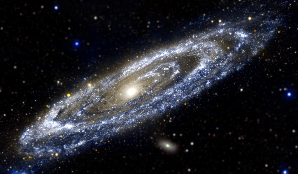 Ближайшая наша соседка галактика Андромеда