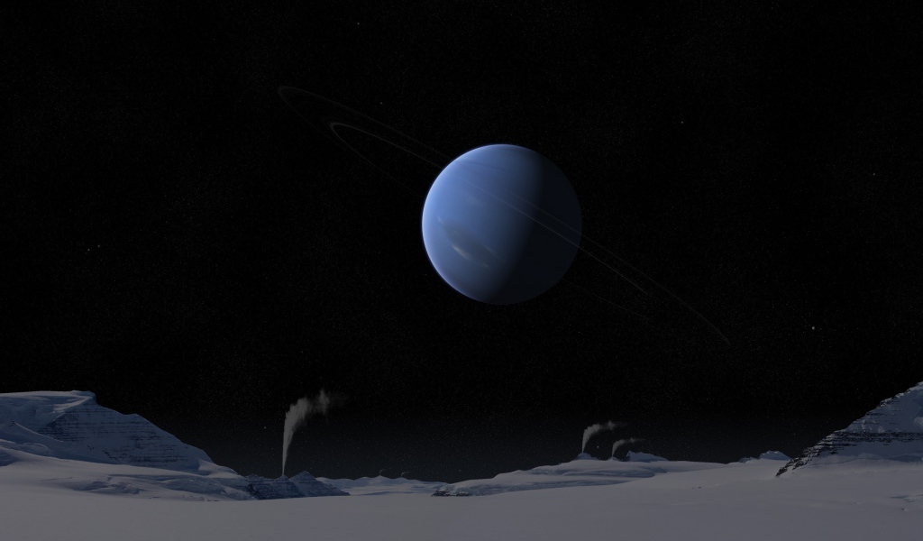 Фото Нептуна со спутника