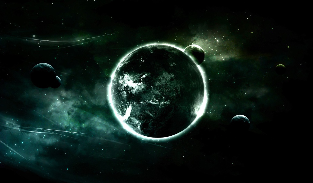 Планета в алмазном кольце