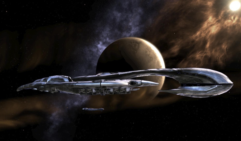 Исследовательский корабль на краю галактики