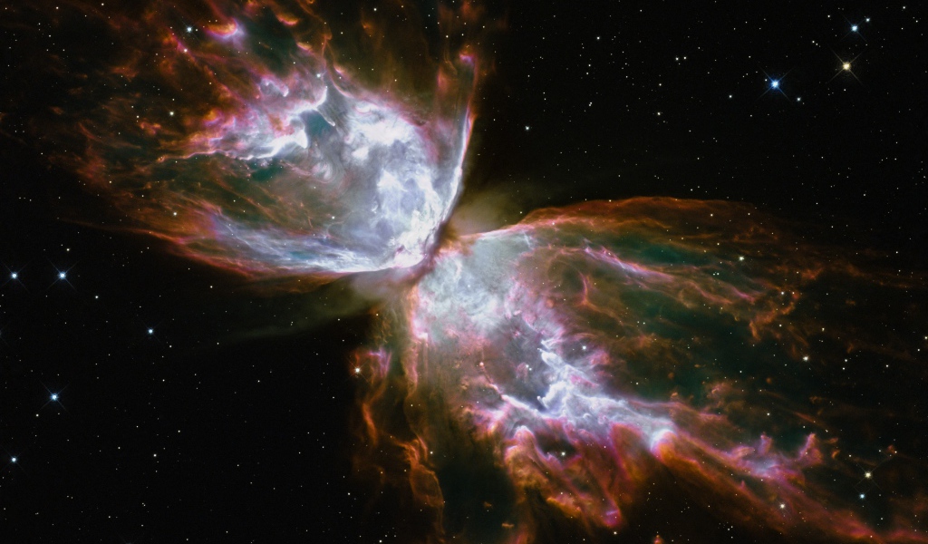 Столкновение двух галактик