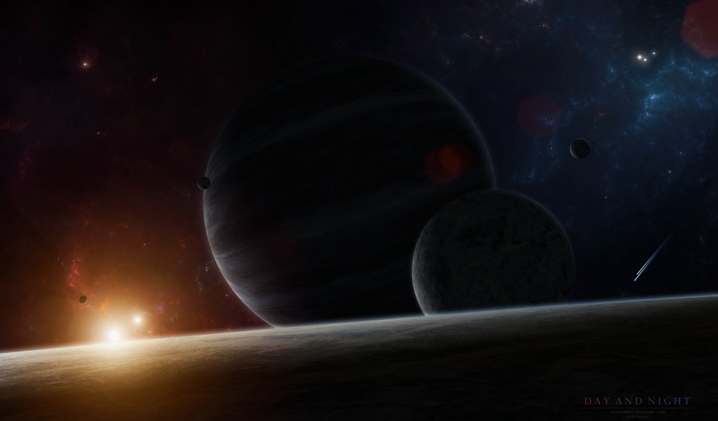 Восход звезды над горизонтом