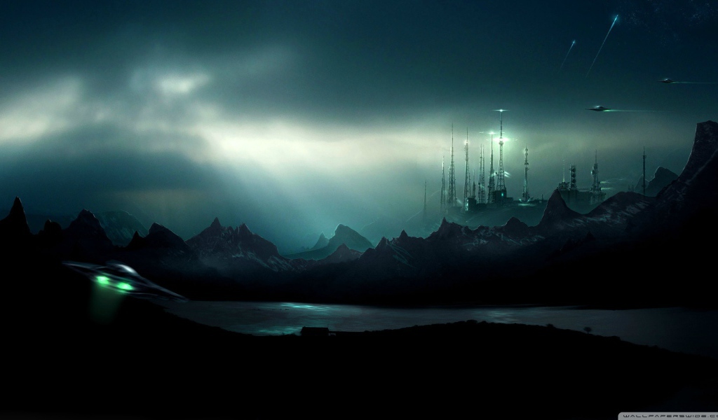 Мир инопланетной цивилизации