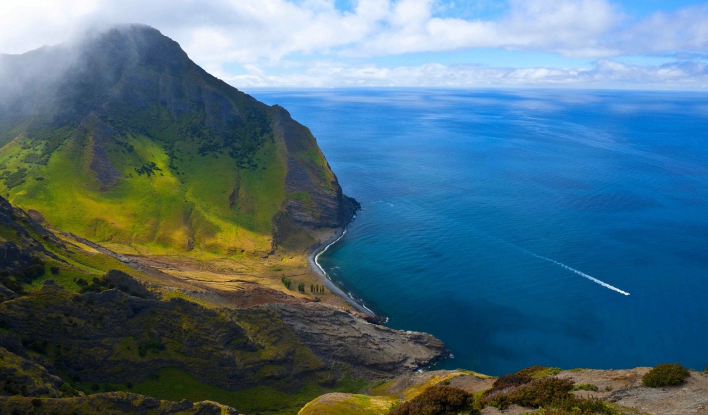 Океанское побережье в Чили