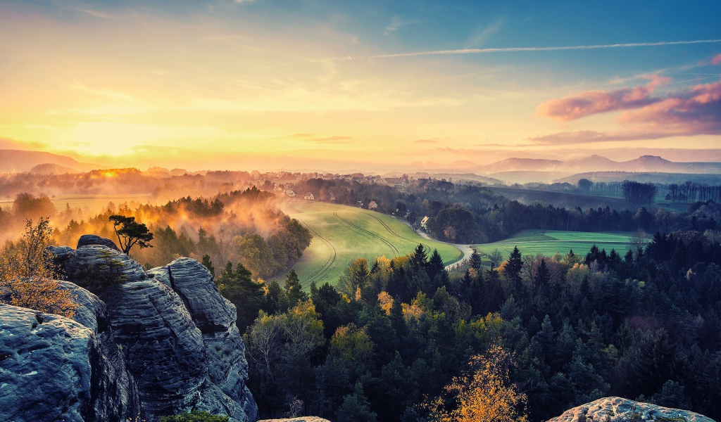 Национальный парк Саксонская Швейцария в Германии