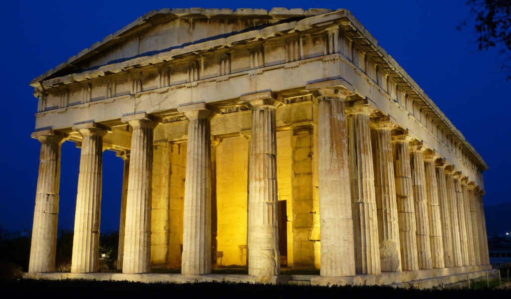 Древний храм в Греции