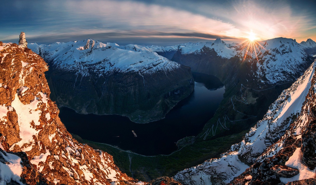 Красивые норвежские фьорды