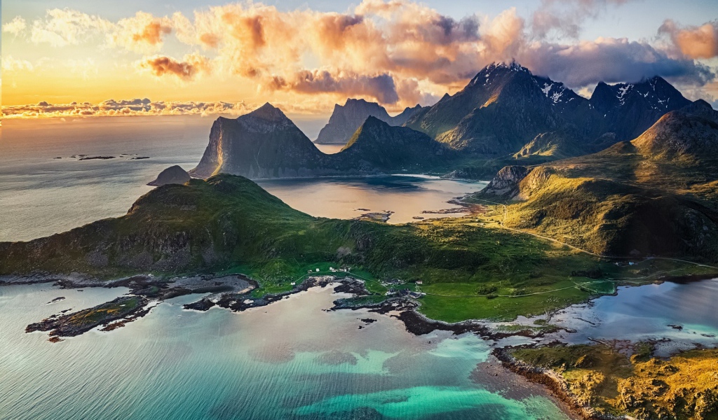 Сказочное побережье в Норвегии