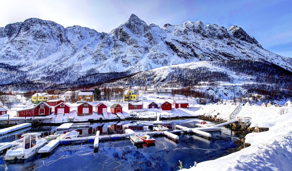Рыбацкий поселок в Норвегии