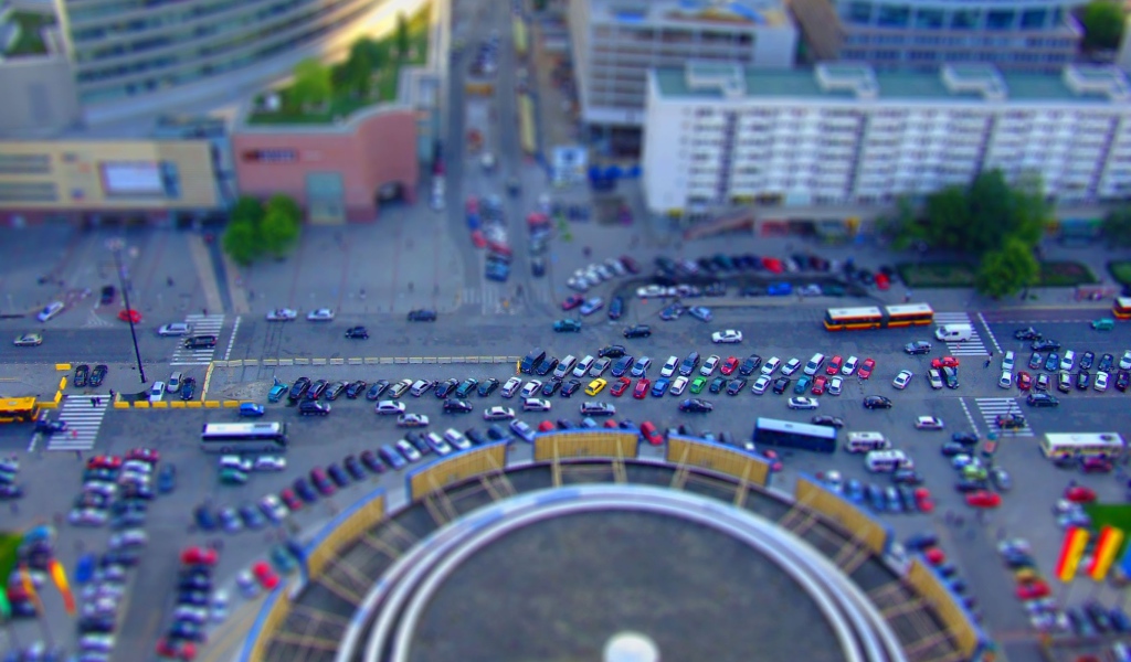 Городская площадь в Варшаве, Польша