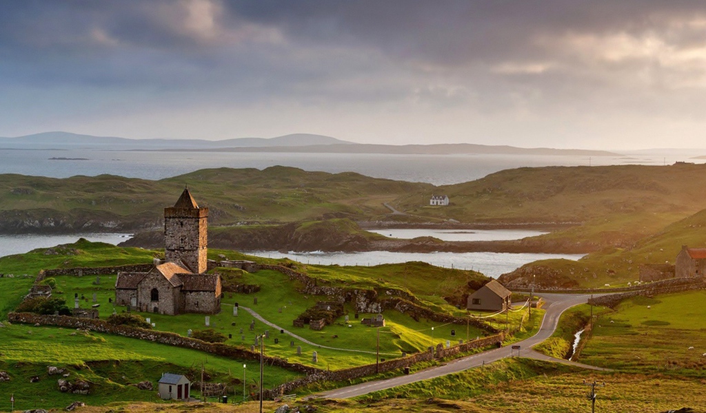 Зеленые холмы Шотландии