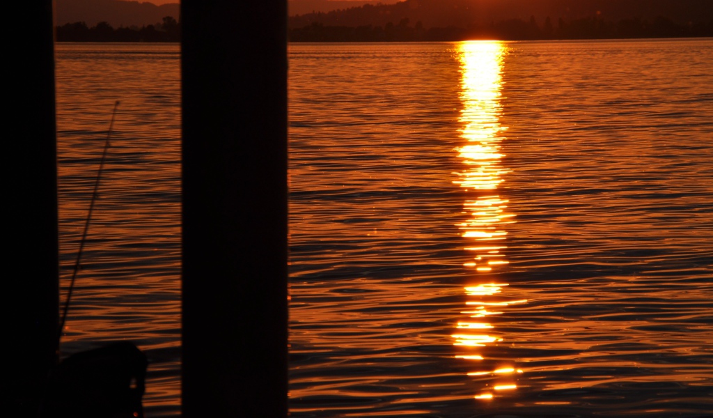 Закат солнца в Швейцарии