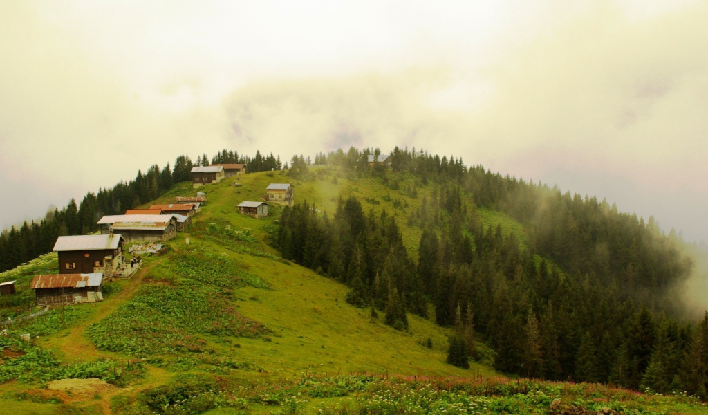 Горная деревня в Турции