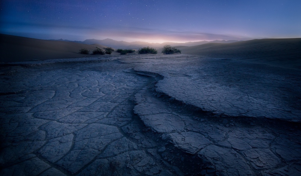 Долина смерти ночью, Калифорния