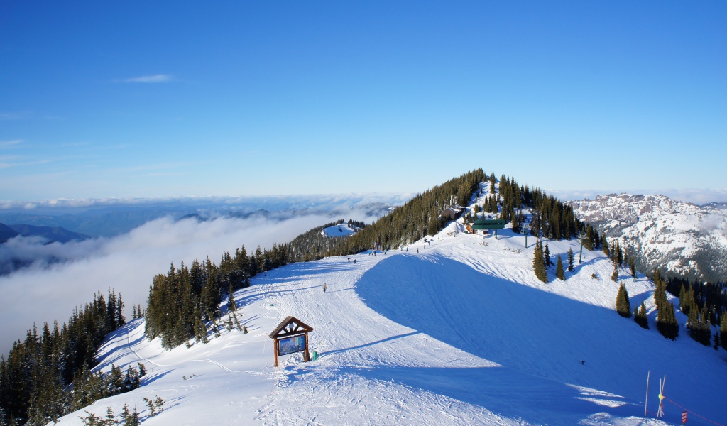 Горнолыжный курорт в районе Сиэтла