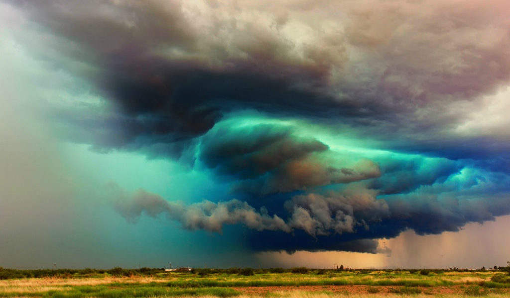 Грозовое облако в Аризоне, США