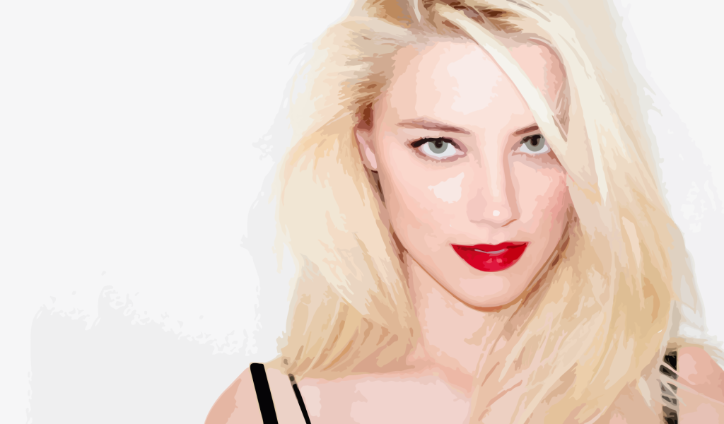 Красивая девушка Эмбер Хёрд