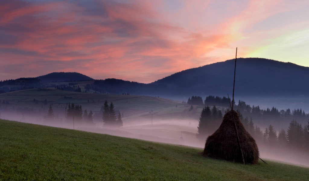 Горы Карпаты в Украине
