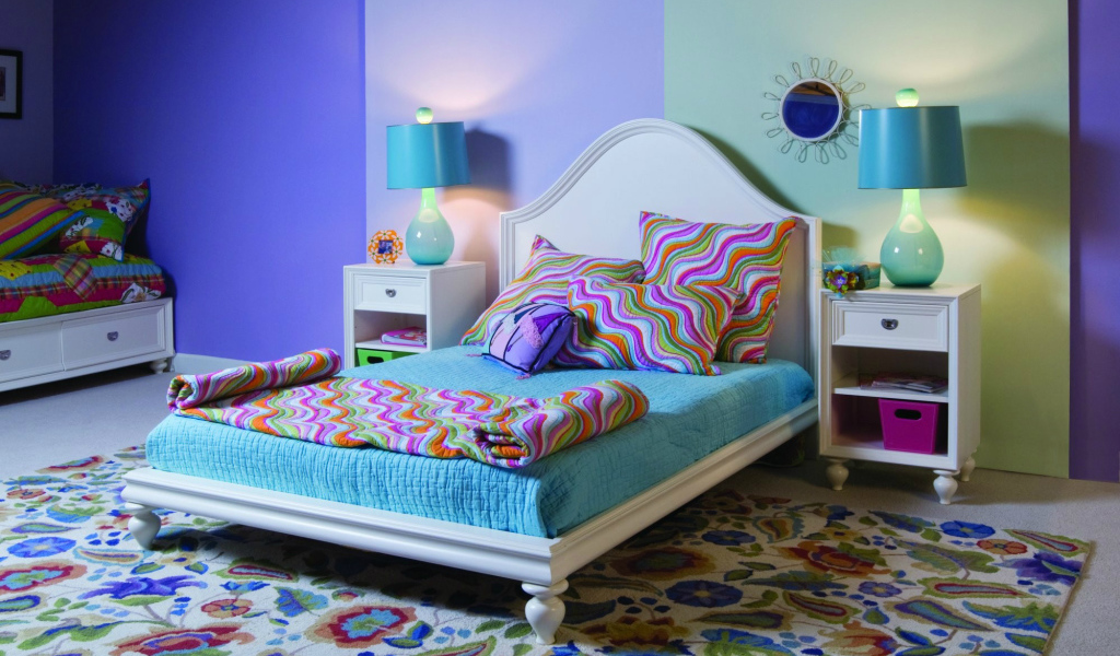 Цветная спальня