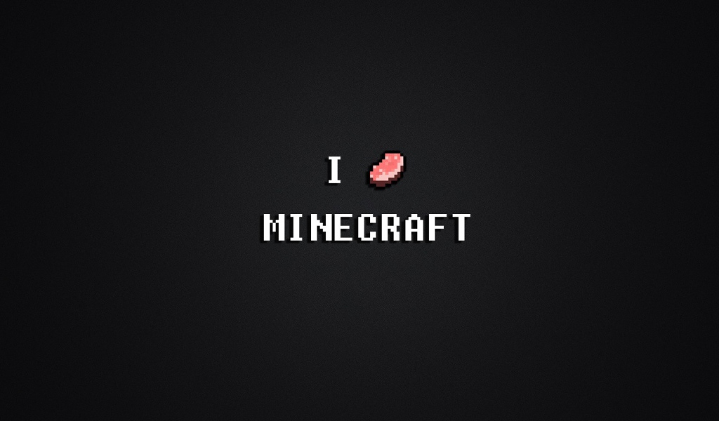Я люблю игру Minecraft