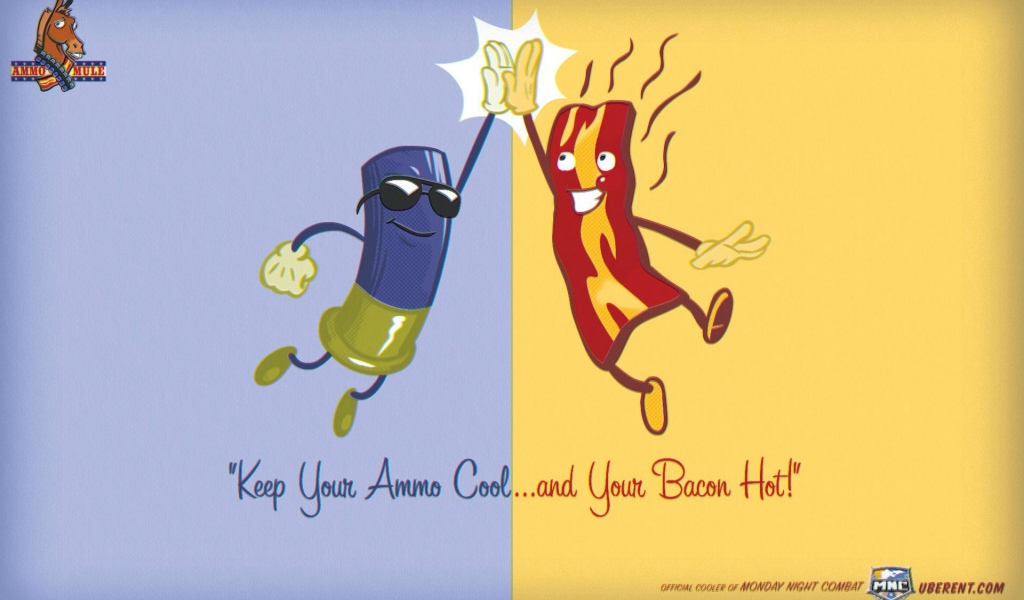 Держи патроны прохладными, а бекон горячим