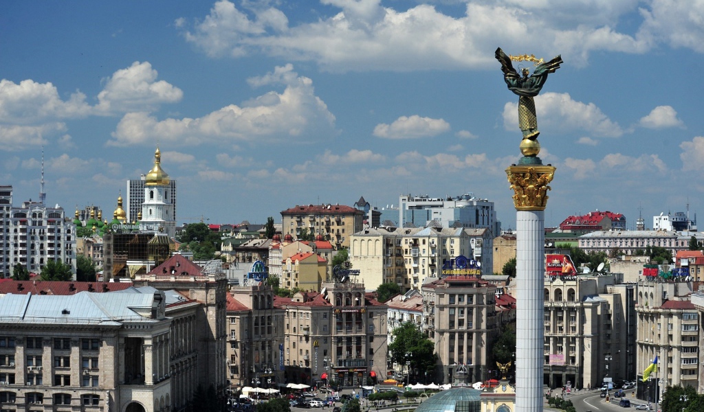 Панорама столицы Украины Киева