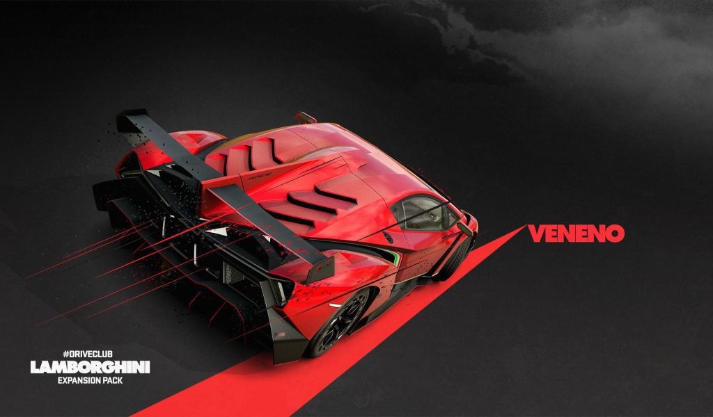 Red Lamborghini sports game Driveclub