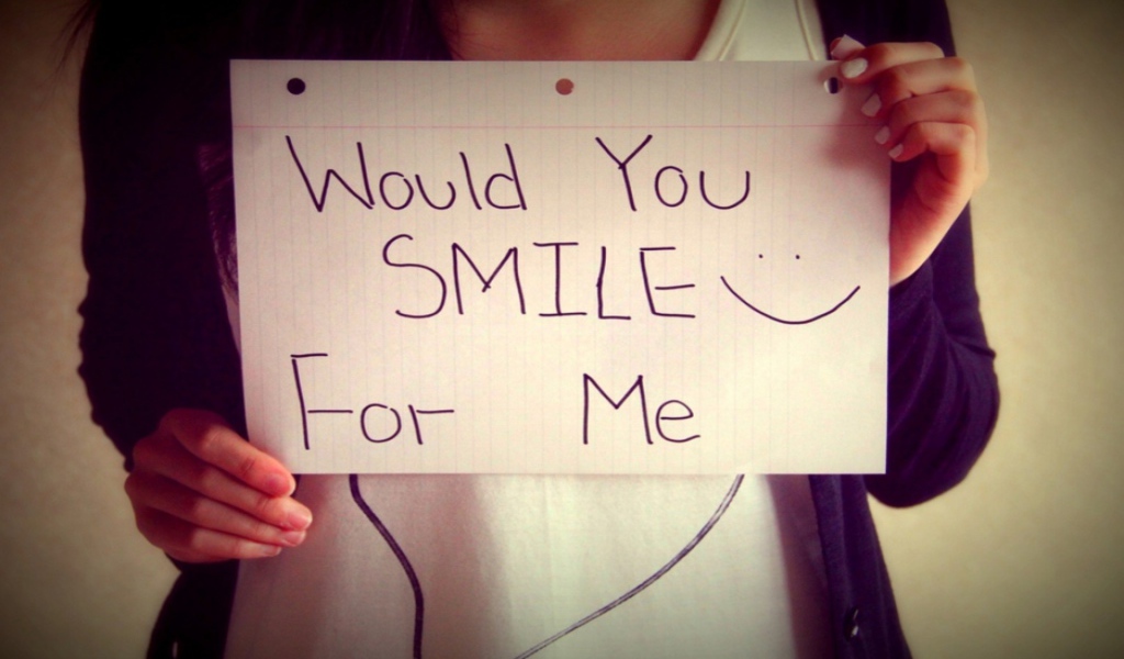 Улыбнись для меня