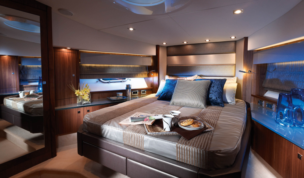 Стиль каюты на яхте
