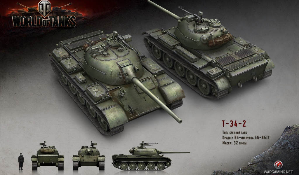 Танк Т-34, игра World of Tanks
