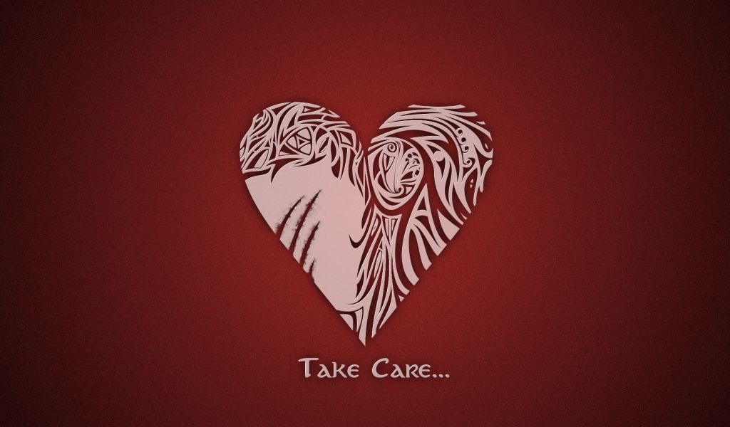 Берегите свою любовь, красный фон