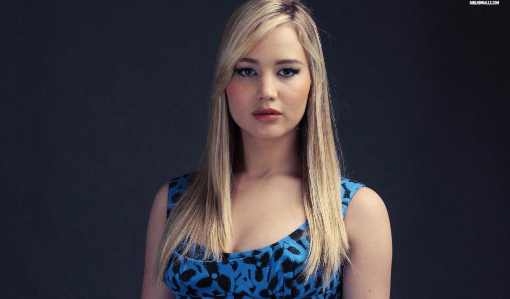 Блондинка актриса Дженифер Лоуренс