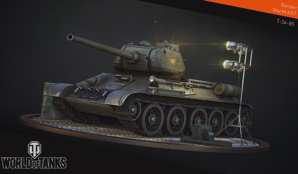 Игра World of Tanks, танк Т-34-85