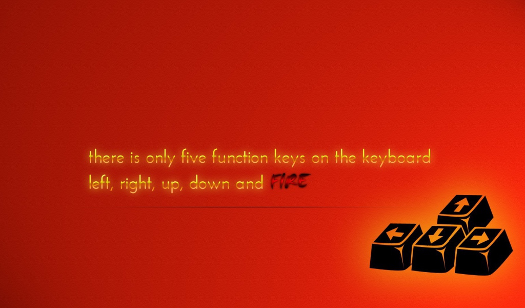 Есть только пять функциональных клавиш