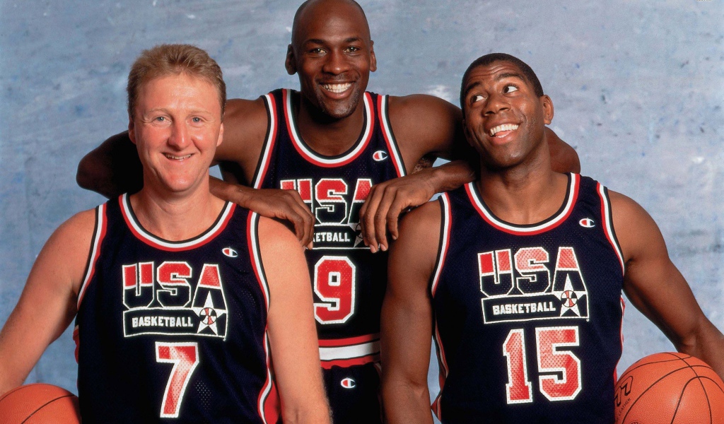 Три знаменитых баскетболиста