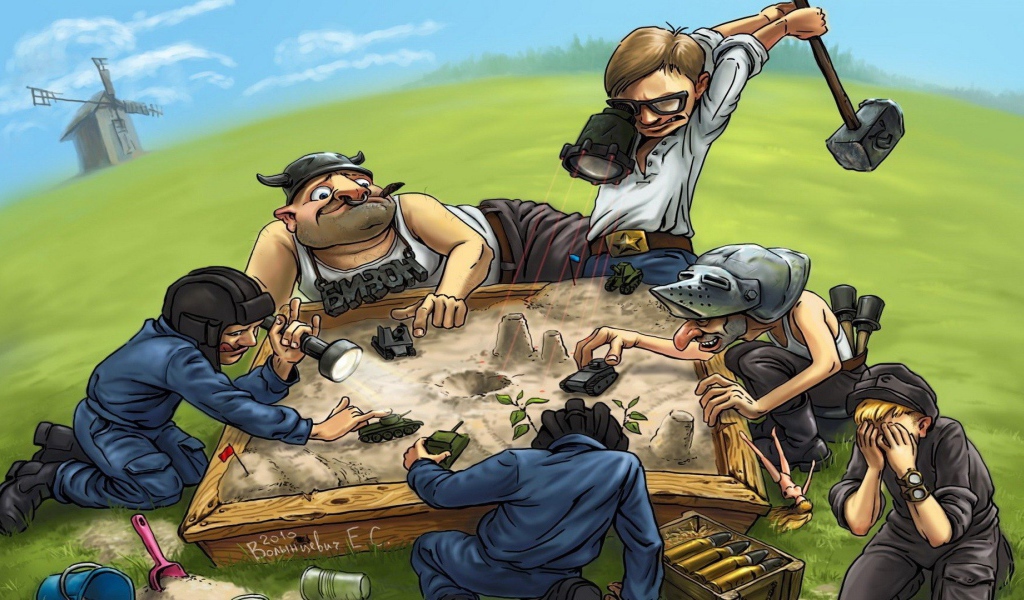 WORLD OF TANKS - глазами жены