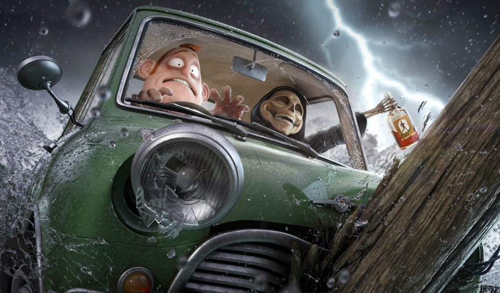 Не стоит пить за рулем