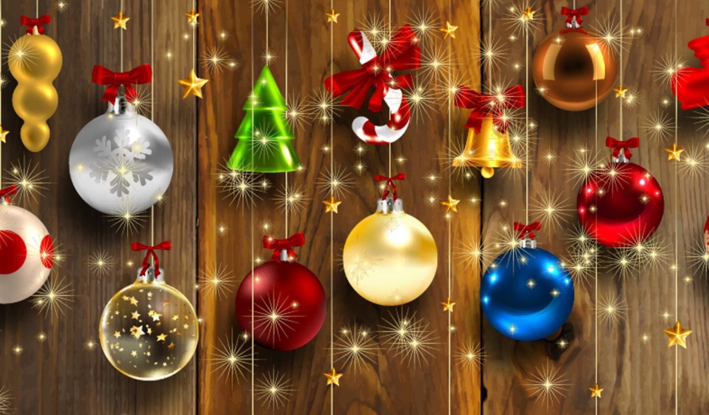 Елочные украшения на Новый год 2017