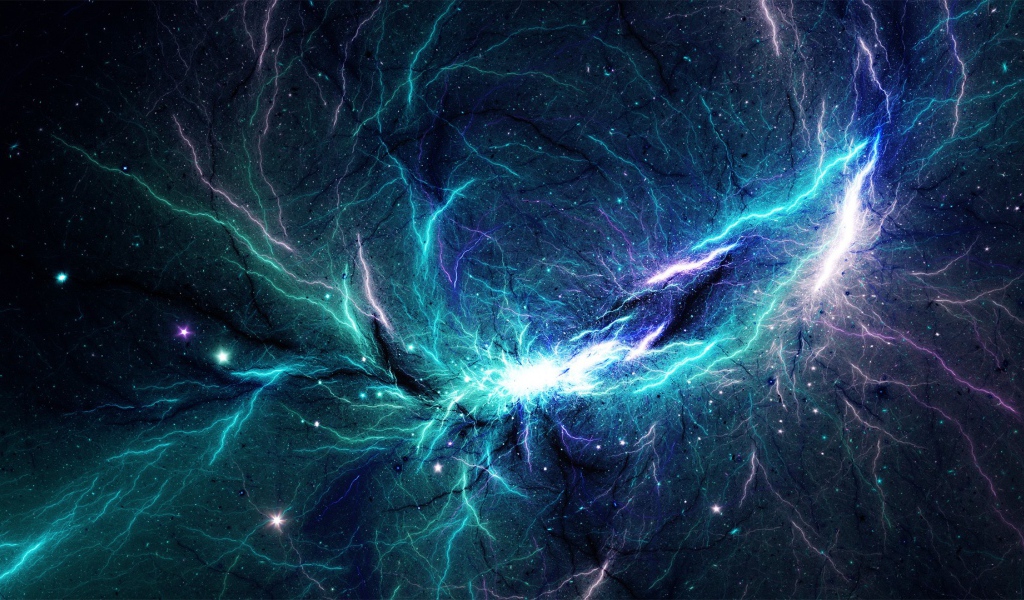 Абстрактная космическая туманность  