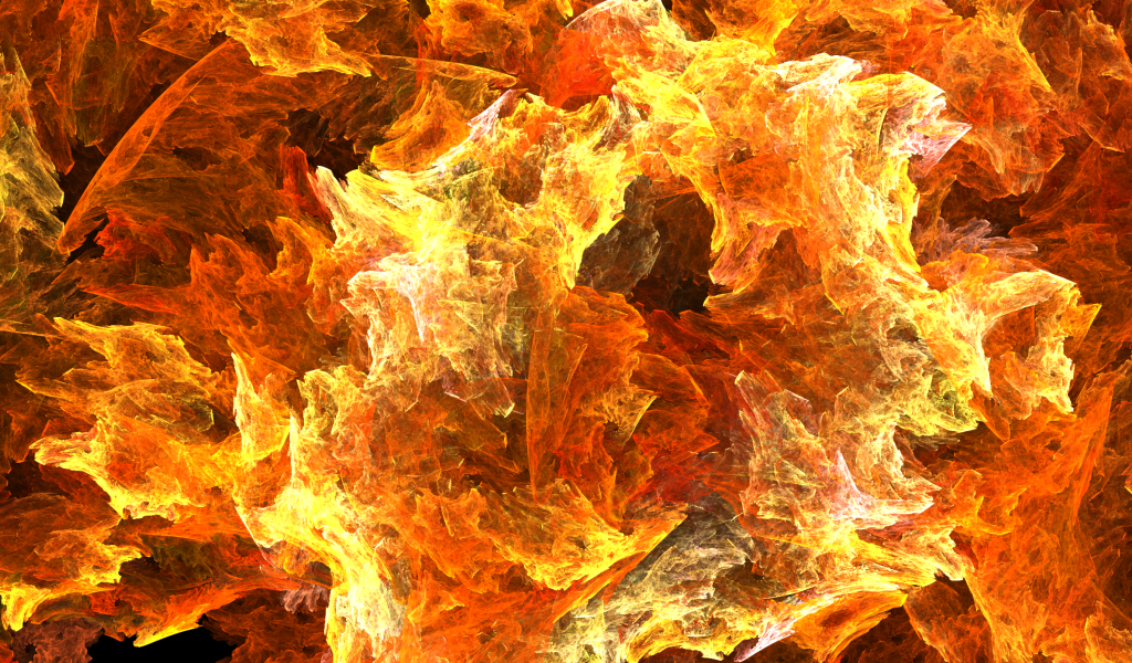 Красивая яркая огненная абстракция