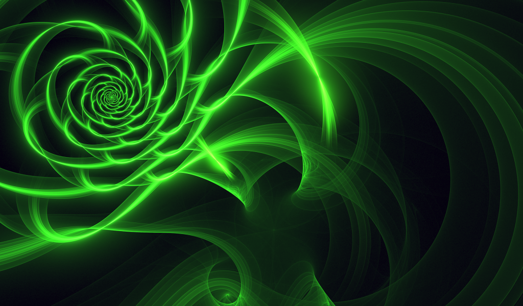 Зеленый красивый абстрактный рисунок 