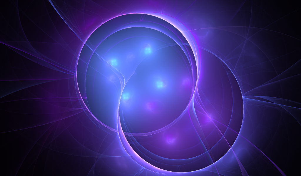 Сиреневые плазменные шары абстракция