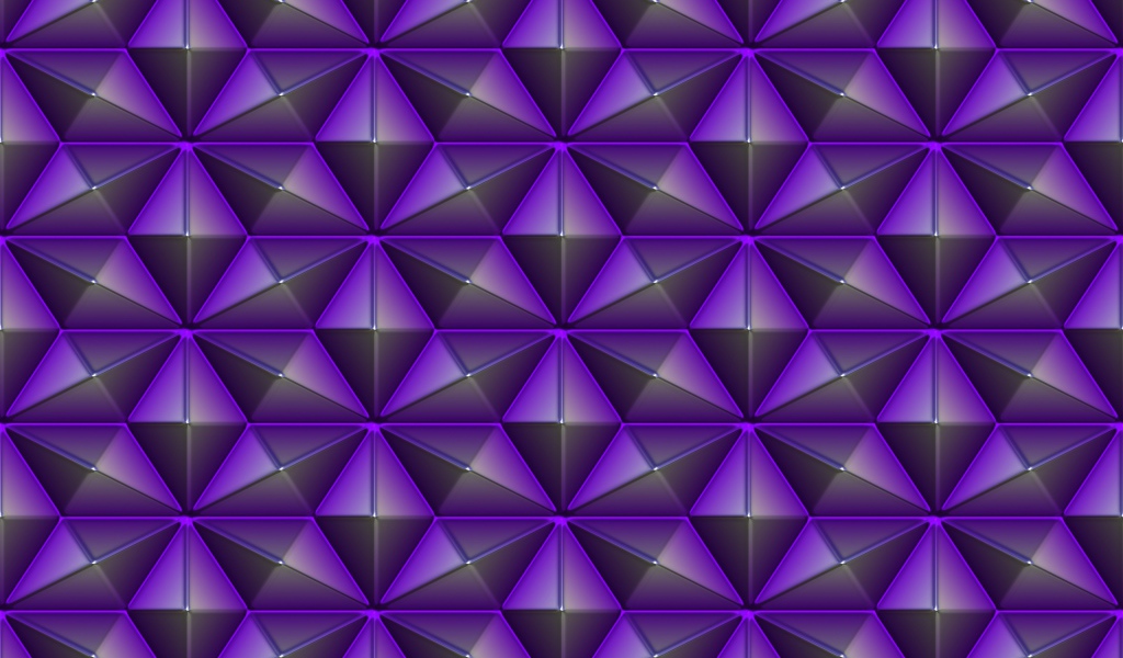 Пурпурные треугольники 3д графика