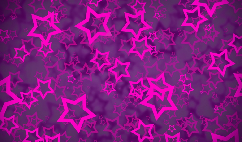 Много розовых звезд  