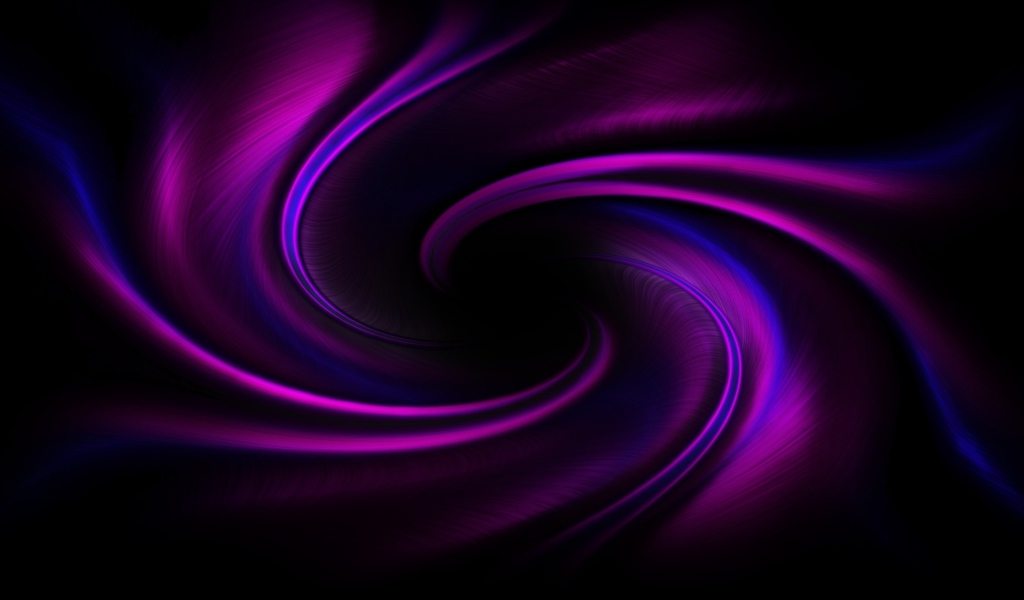 Фиолетовые и голубые абстрактные узоры на черном фоне