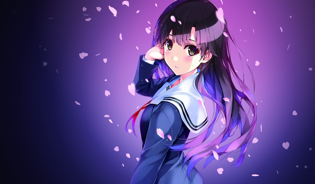 Девушка аниме Утаха Касумигаока 