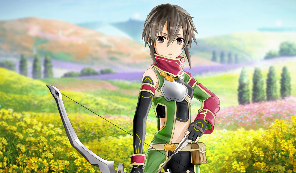 Персонаж Синон аниме  Sword Art Online II 