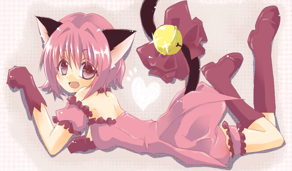 Девушка персонаж Ichigo Momomiya аниме Tokyo Mew Mew