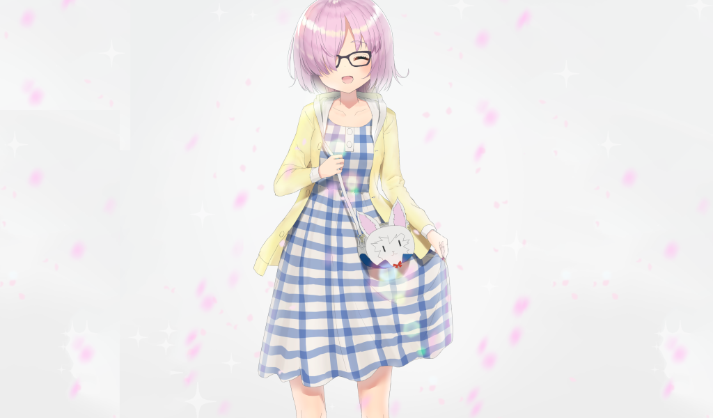 Девушка с кроликом аниме Судьба. Великая Кампания